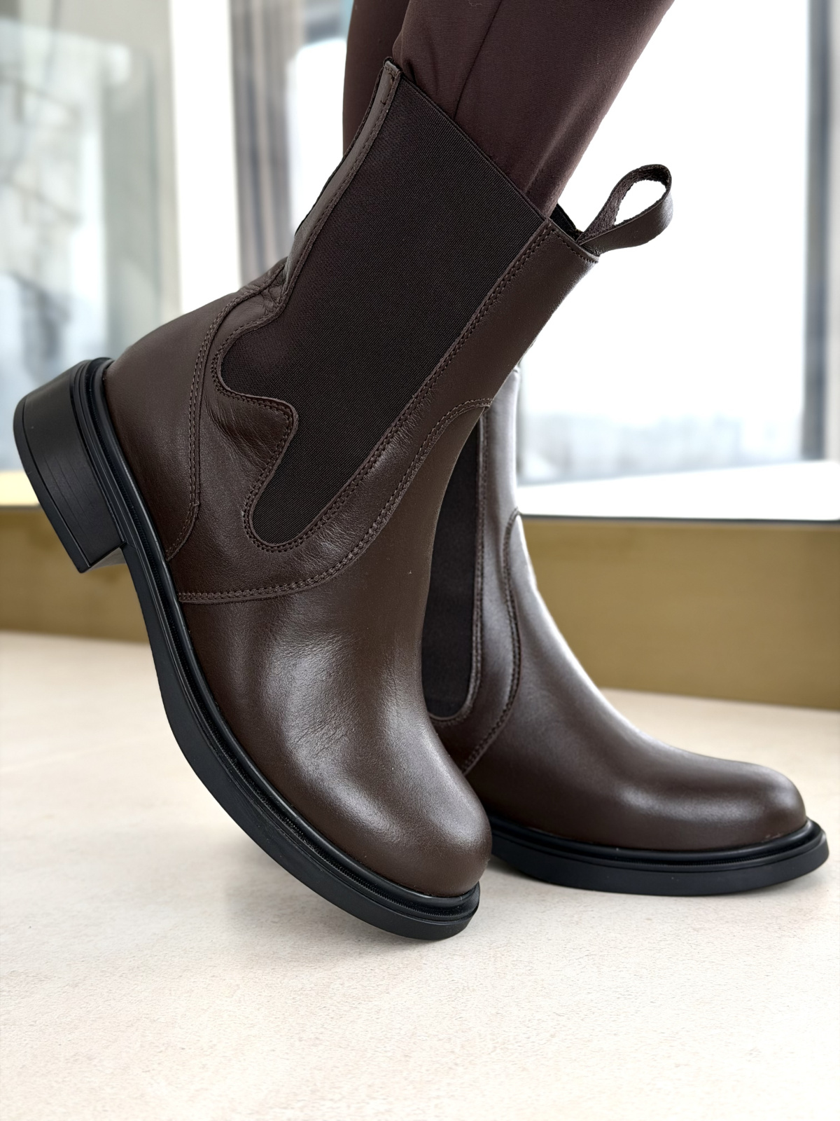 Botki OLEKSY ze skóry naturalnej – Polskiej produkcji