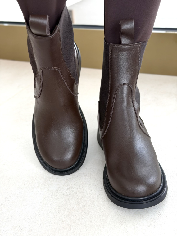 Botki OLEKSY ze skóry naturalnej – Polskiej produkcji