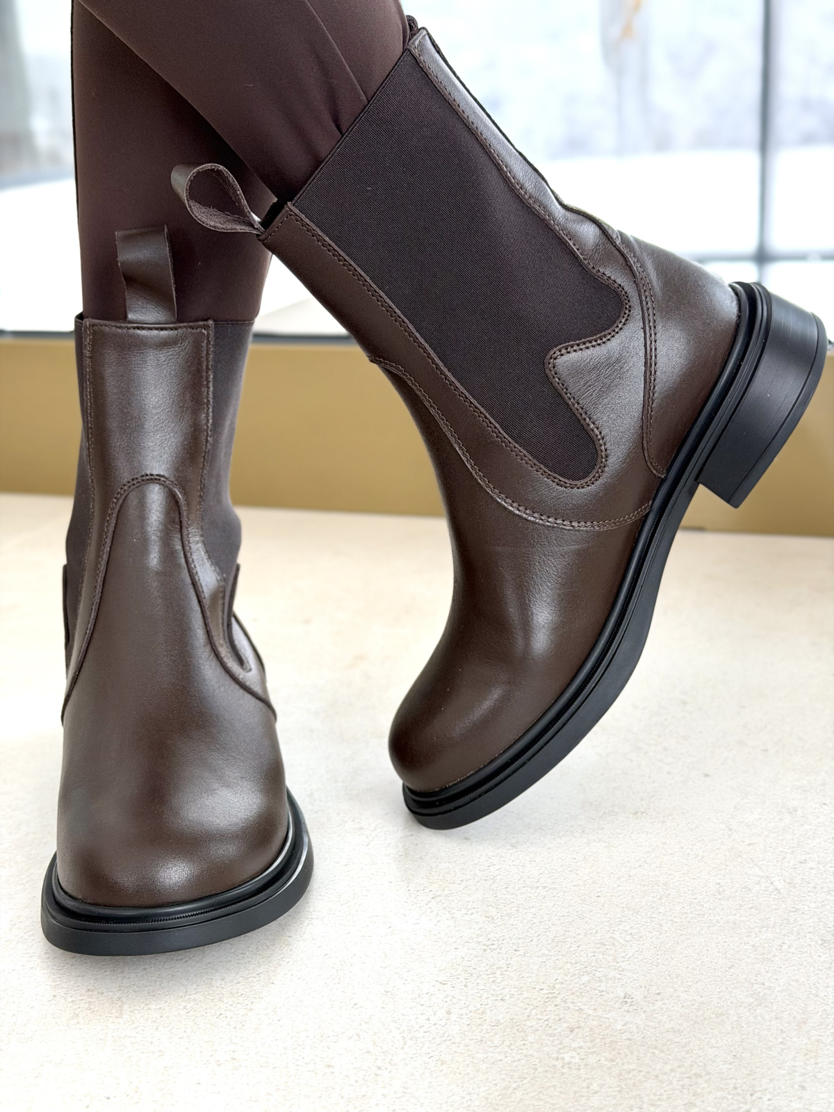 Botki OLEKSY ze skóry naturalnej – Polskiej produkcji