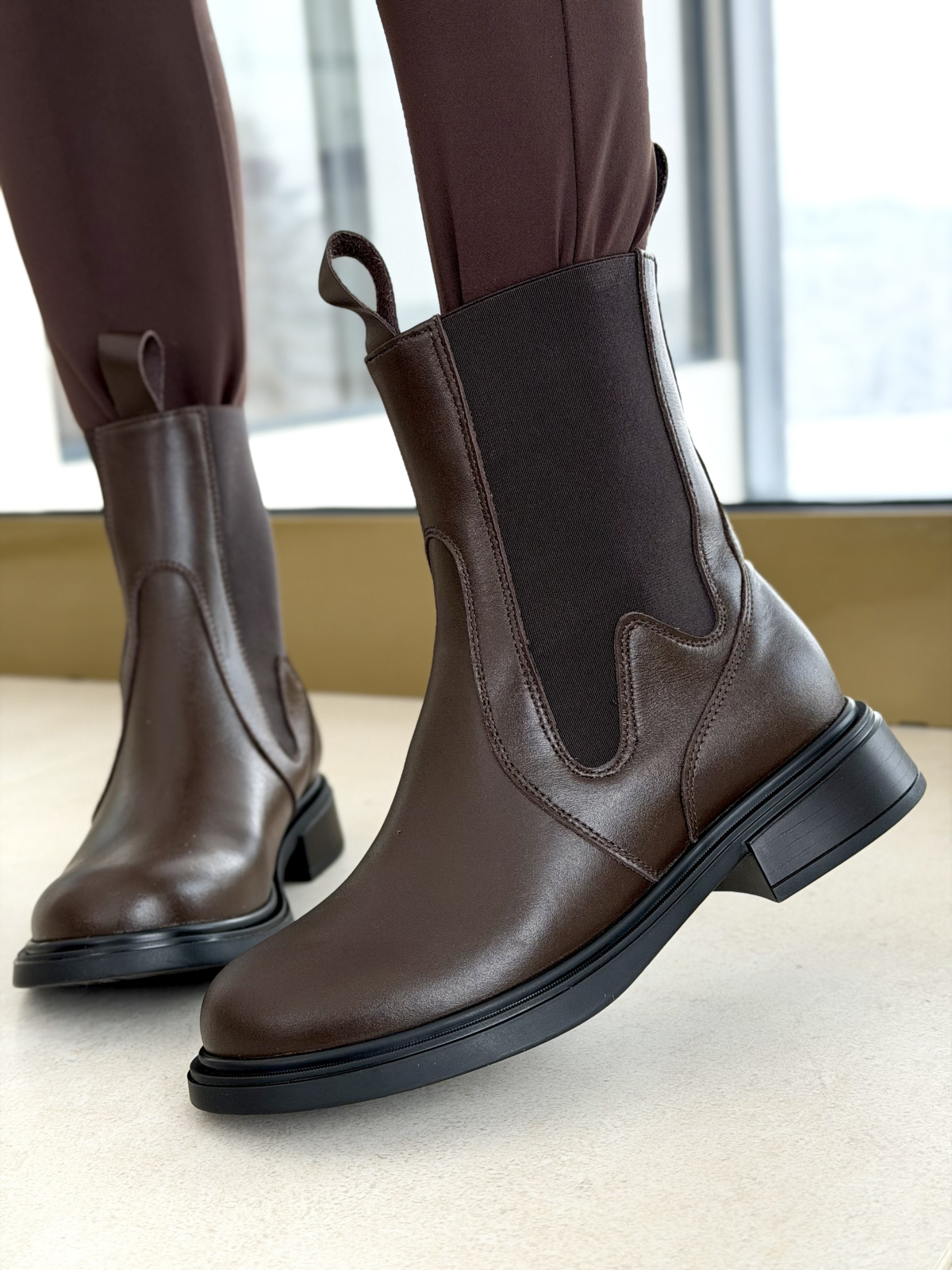 Botki OLEKSY ze skóry naturalnej – Polskiej produkcji