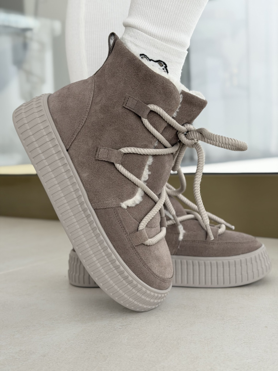 Śniegowce OLEKSY z naturalnej skóry polskiej produkcji