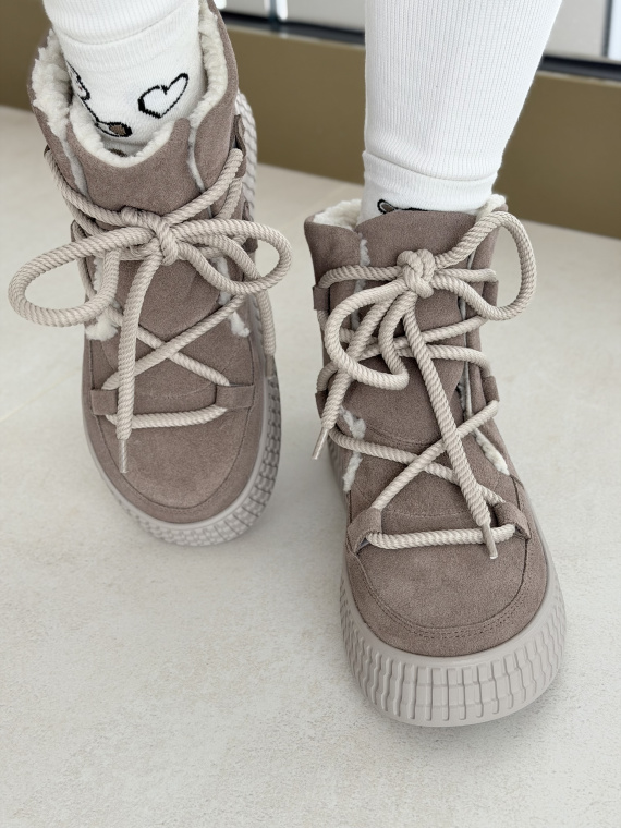 Śniegowce OLEKSY z naturalnej skóry polskiej produkcji