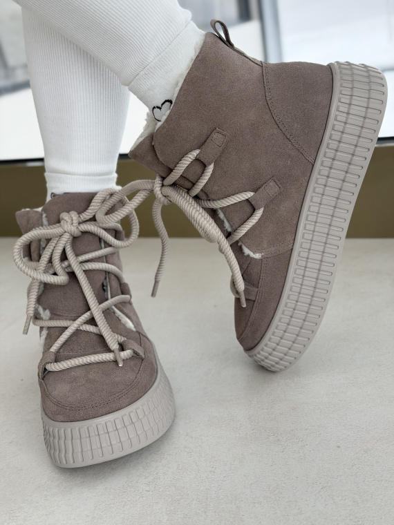 Śniegowce OLEKSY z naturalnej skóry polskiej produkcji