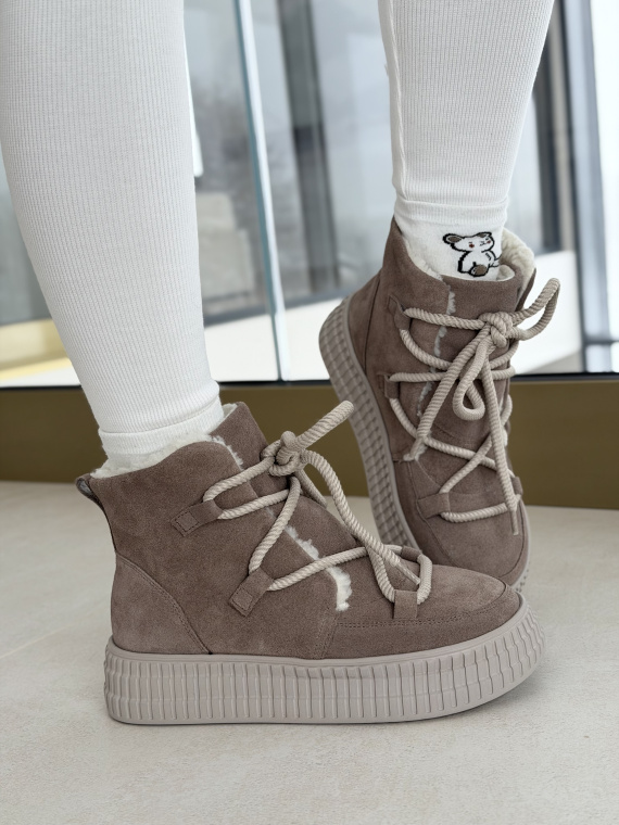 Śniegowce OLEKSY z naturalnej skóry polskiej produkcji