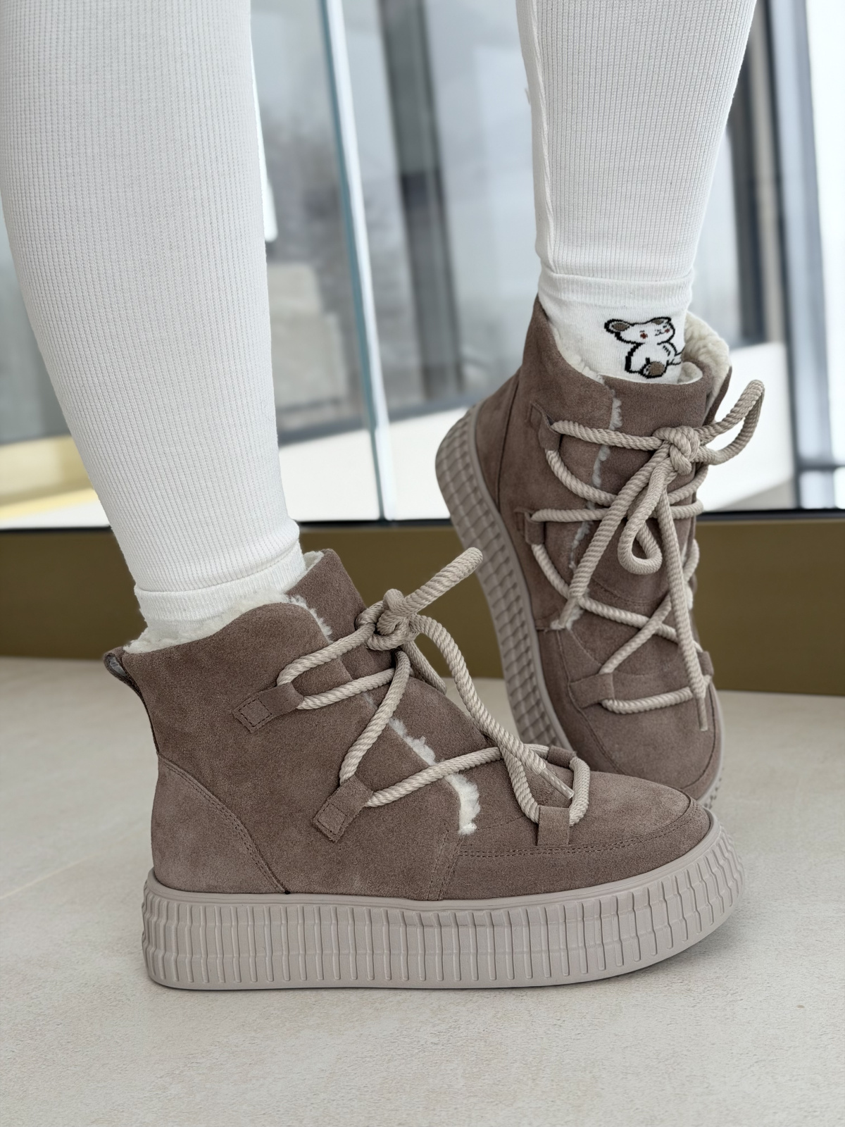 Śniegowce OLEKSY z naturalnej skóry polskiej produkcji