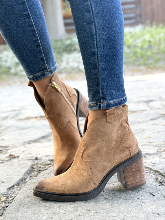 Polskie, skórzane perfekcyjne kowbojki OLEKSY