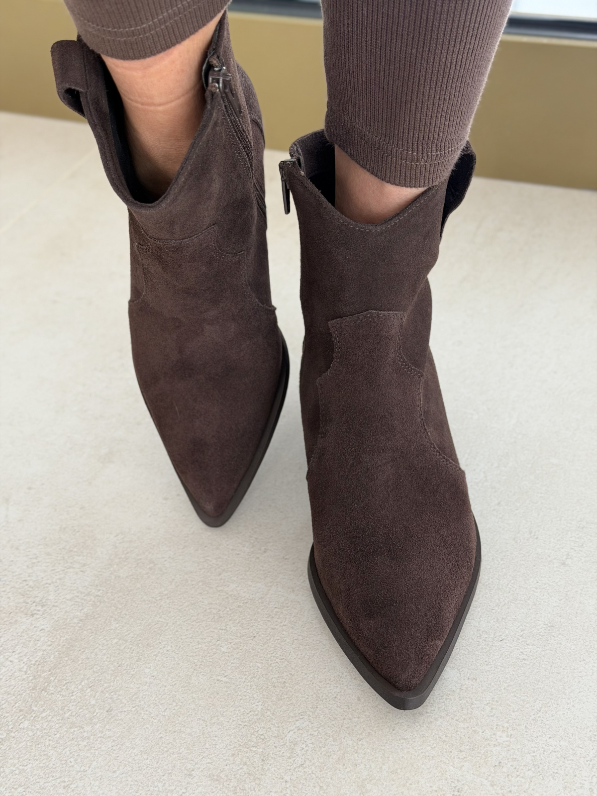 Brązowe kowbojki ze skóry naturalnej OLEKSY – polska jakość i styl