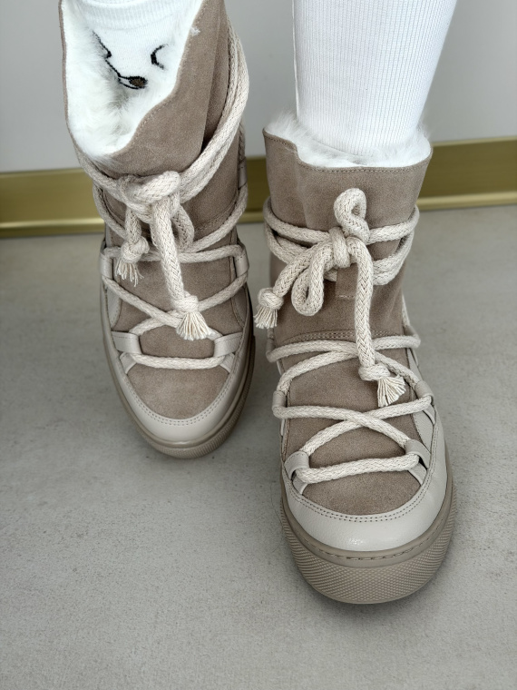 Śniegowce OLEKSY z naturalnej skóry polskiej produkcji