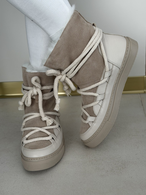 Śniegowce OLEKSY z naturalnej skóry polskiej produkcji