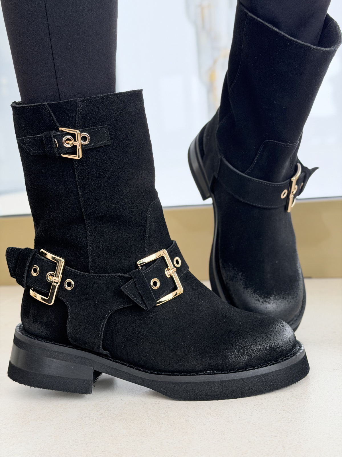 Botki OLEKSY ze skóry naturalnej – Polskiej produkcji