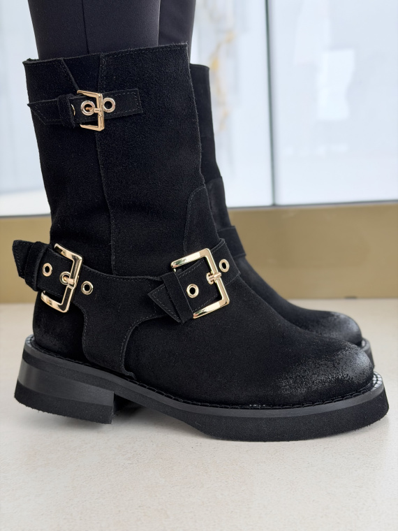 Botki OLEKSY ze skóry naturalnej – Polskiej produkcji