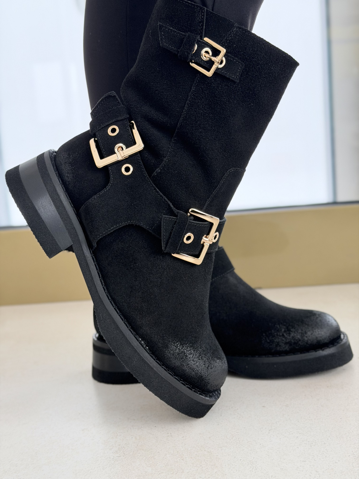 Botki OLEKSY ze skóry naturalnej – Polskiej produkcji