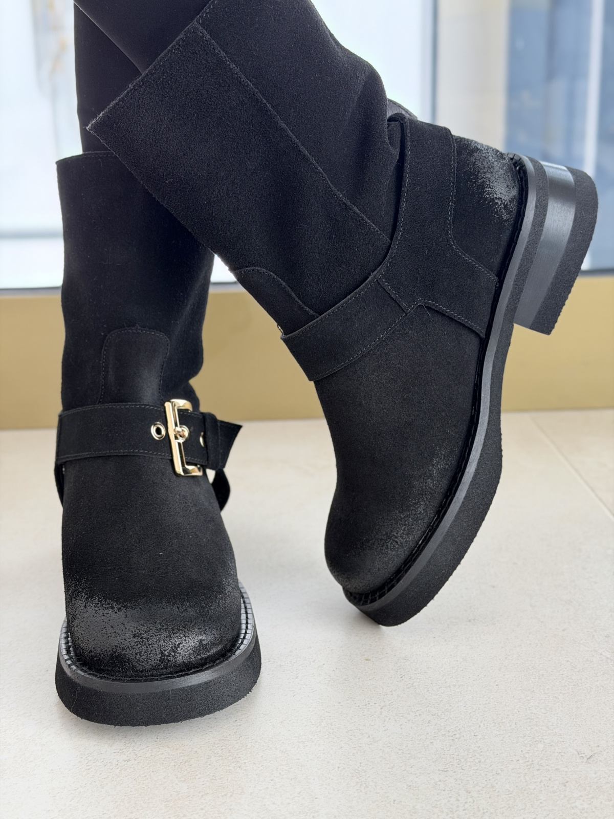 Botki OLEKSY ze skóry naturalnej – Polskiej produkcji