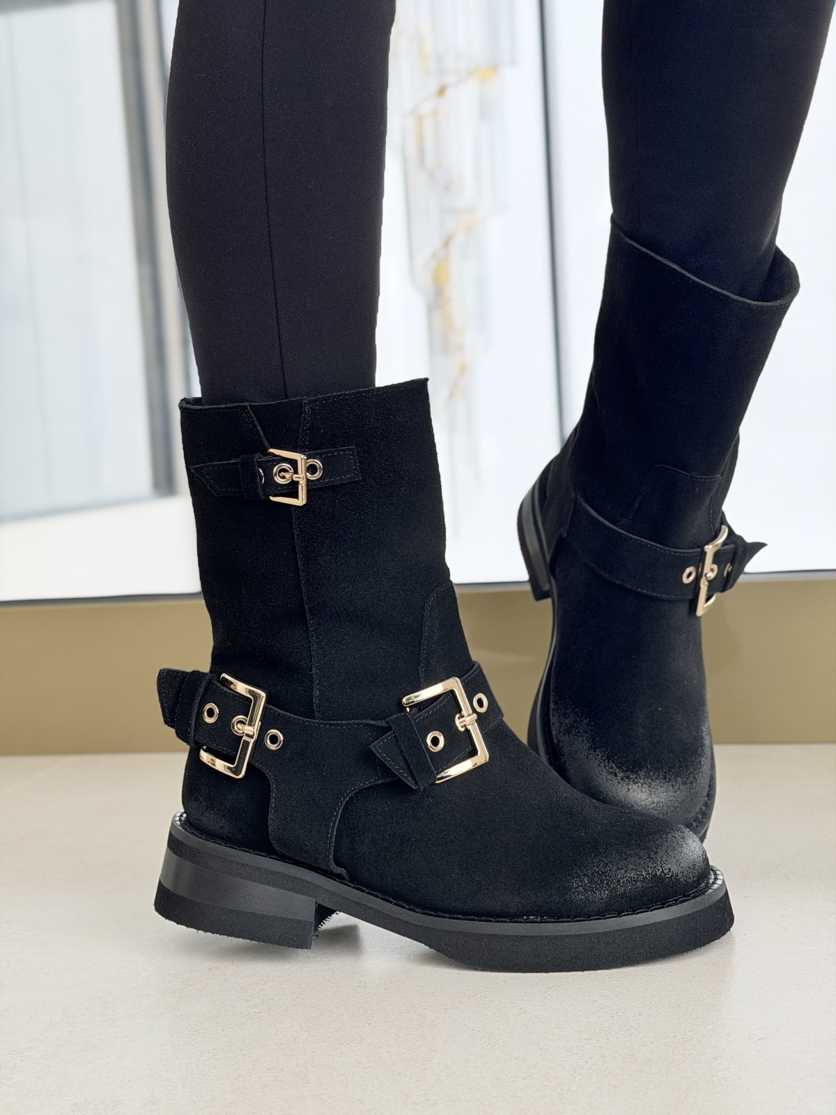 Botki OLEKSY ze skóry naturalnej – Polskiej produkcji