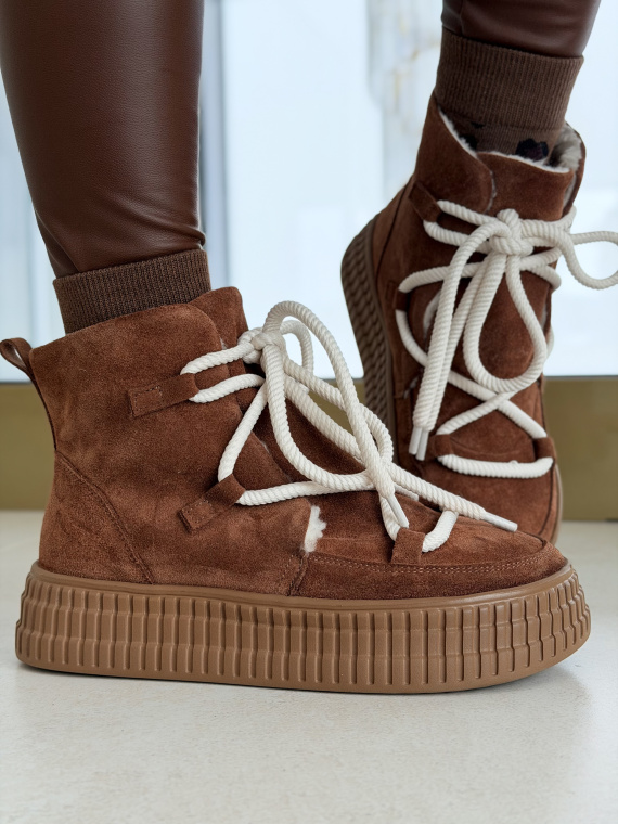 Naturalna skóra, polska produkcja – śniegowce OLEKSY