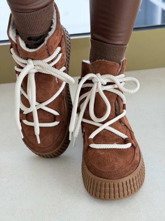 Naturalna skóra, polska produkcja – śniegowce OLEKSY