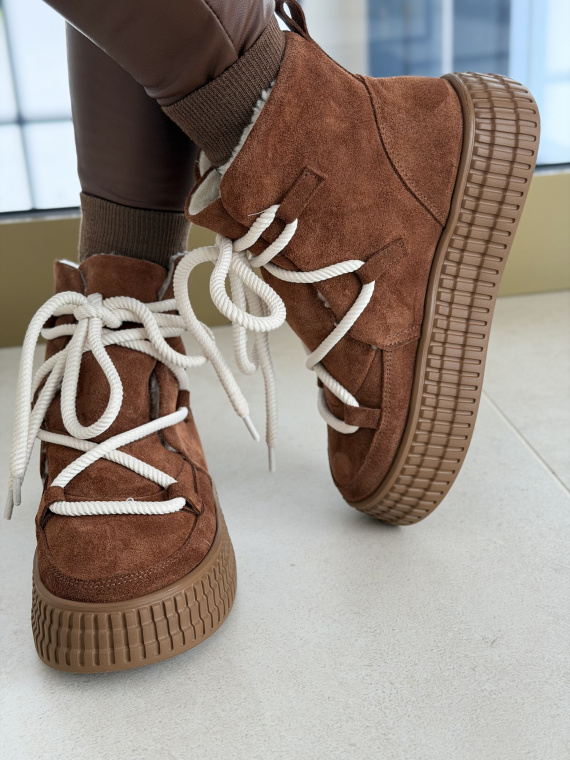 Naturalna skóra, polska produkcja – śniegowce OLEKSY