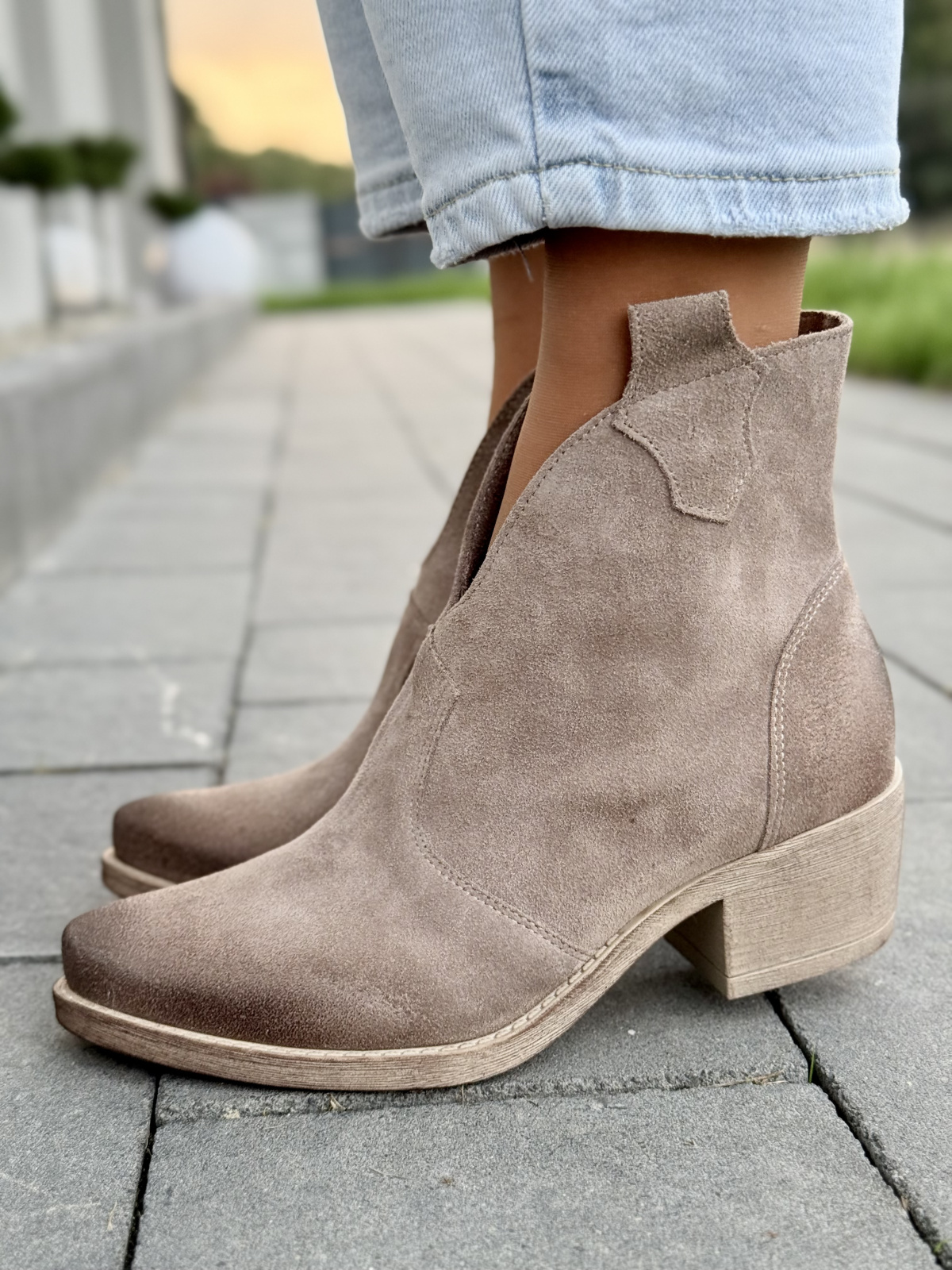 Kowbojki ze skóry naturalnej OLEKSY – polska jakość i styl