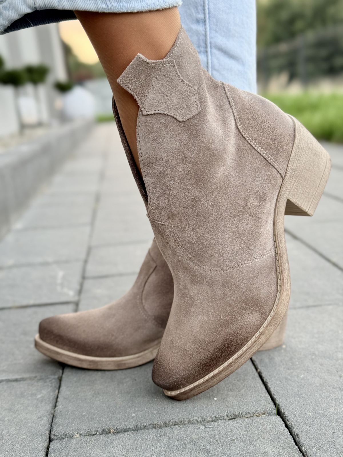 Kowbojki ze skóry naturalnej OLEKSY – polska jakość i styl