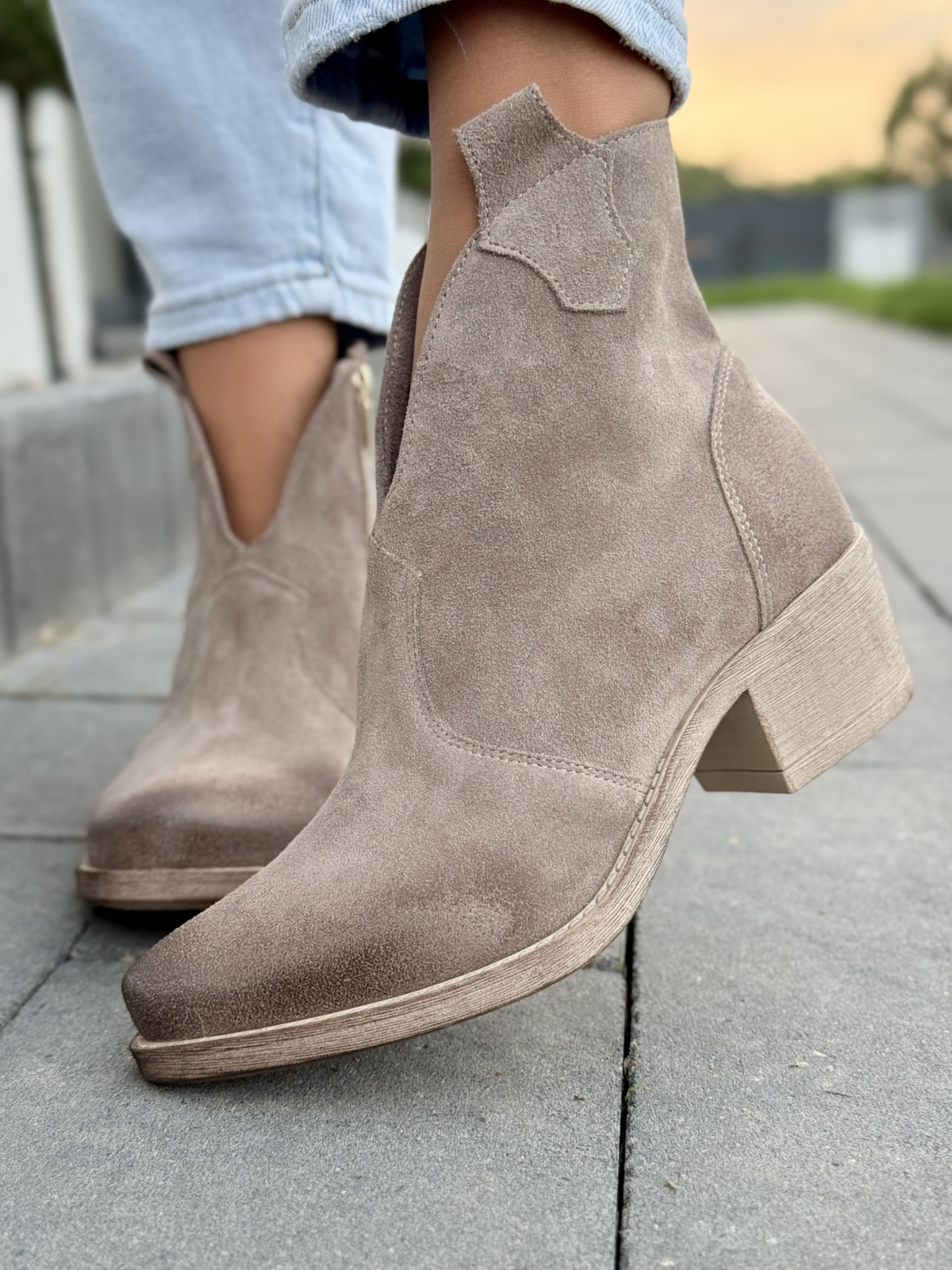 Kowbojki ze skóry naturalnej OLEKSY – polska jakość i styl