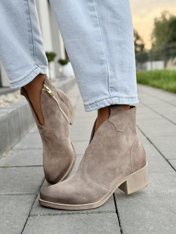 Kowbojki ze skóry naturalnej OLEKSY – polska jakość i styl