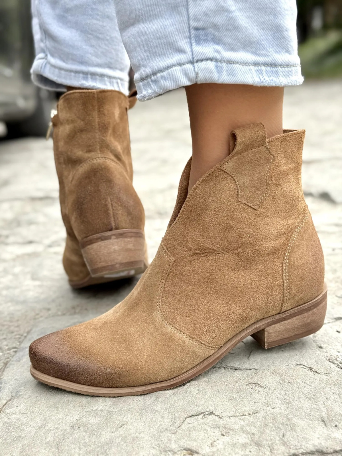 Kowbojki ze skóry naturalnej OLEKSY – polska jakość i styl