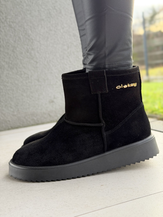 Śniegowce skórzane OLEKSY Polskiej produkcji