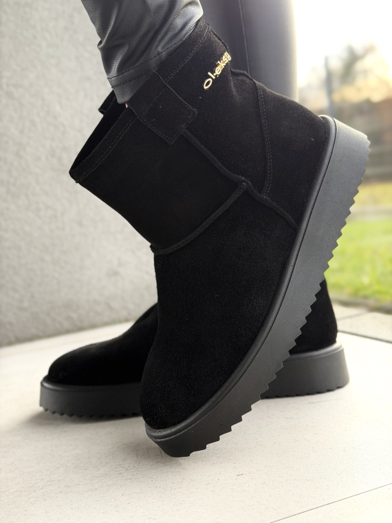 Śniegowce skórzane OLEKSY Polskiej produkcji