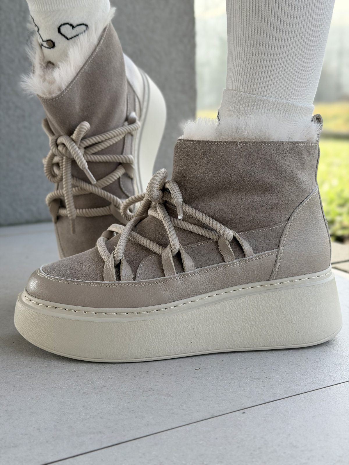 Śniegowce skórzane OLEKSY Polskiej produkcji