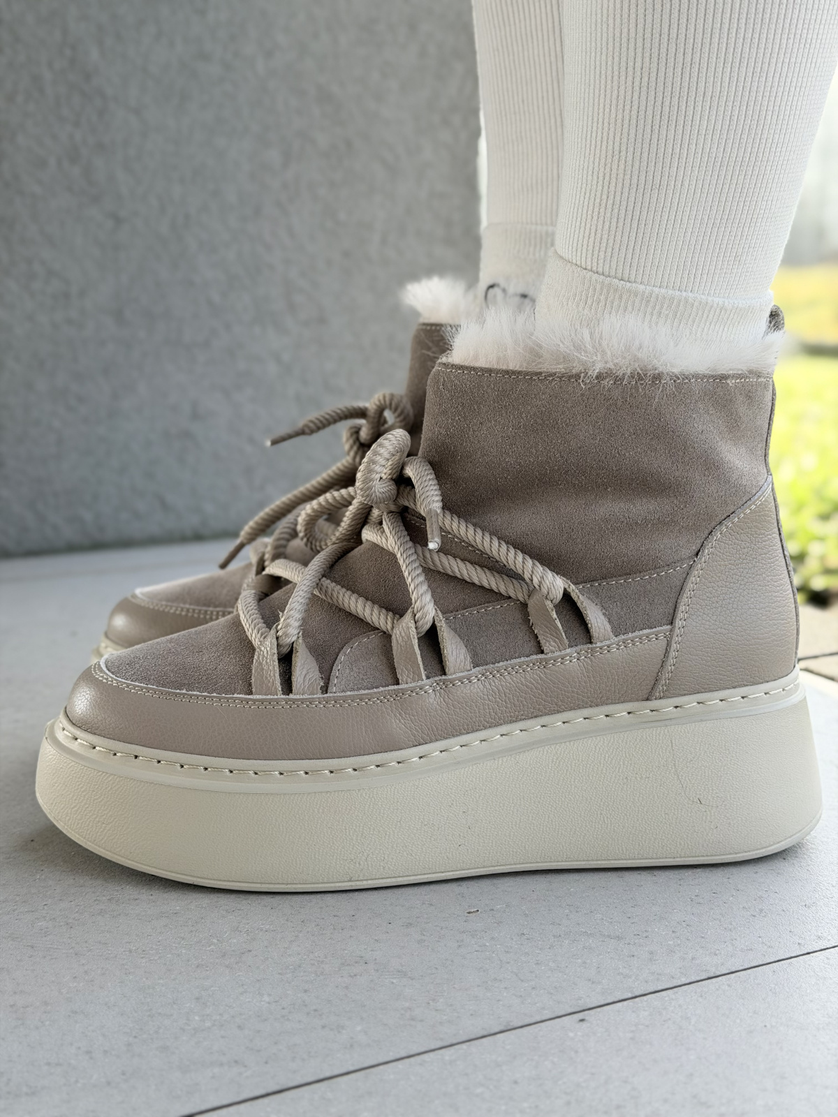 Śniegowce skórzane OLEKSY Polskiej produkcji