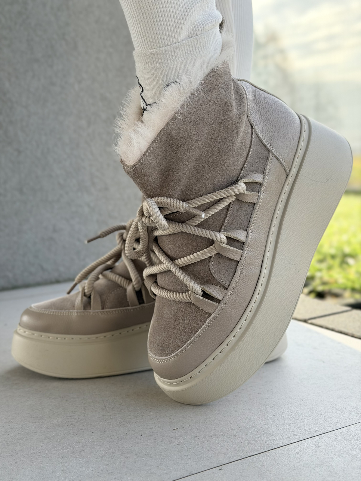 Śniegowce skórzane OLEKSY Polskiej produkcji