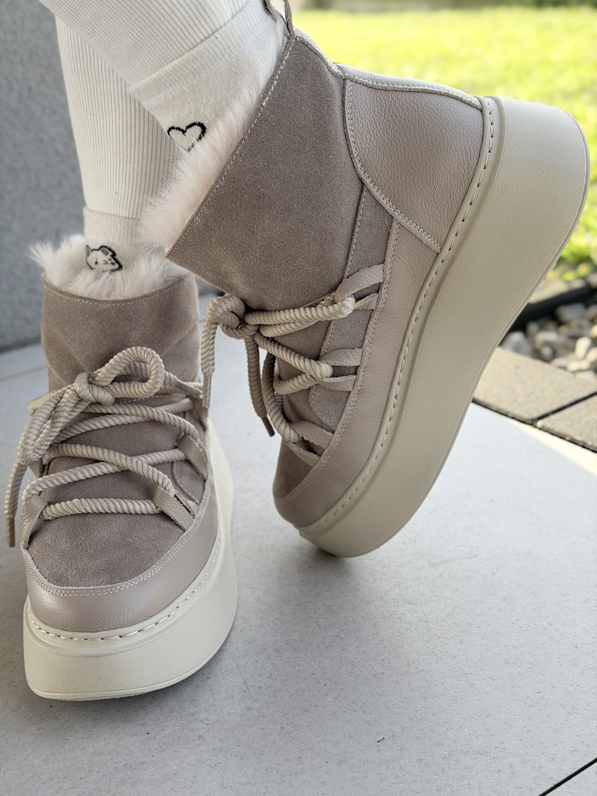 Śniegowce skórzane OLEKSY Polskiej produkcji