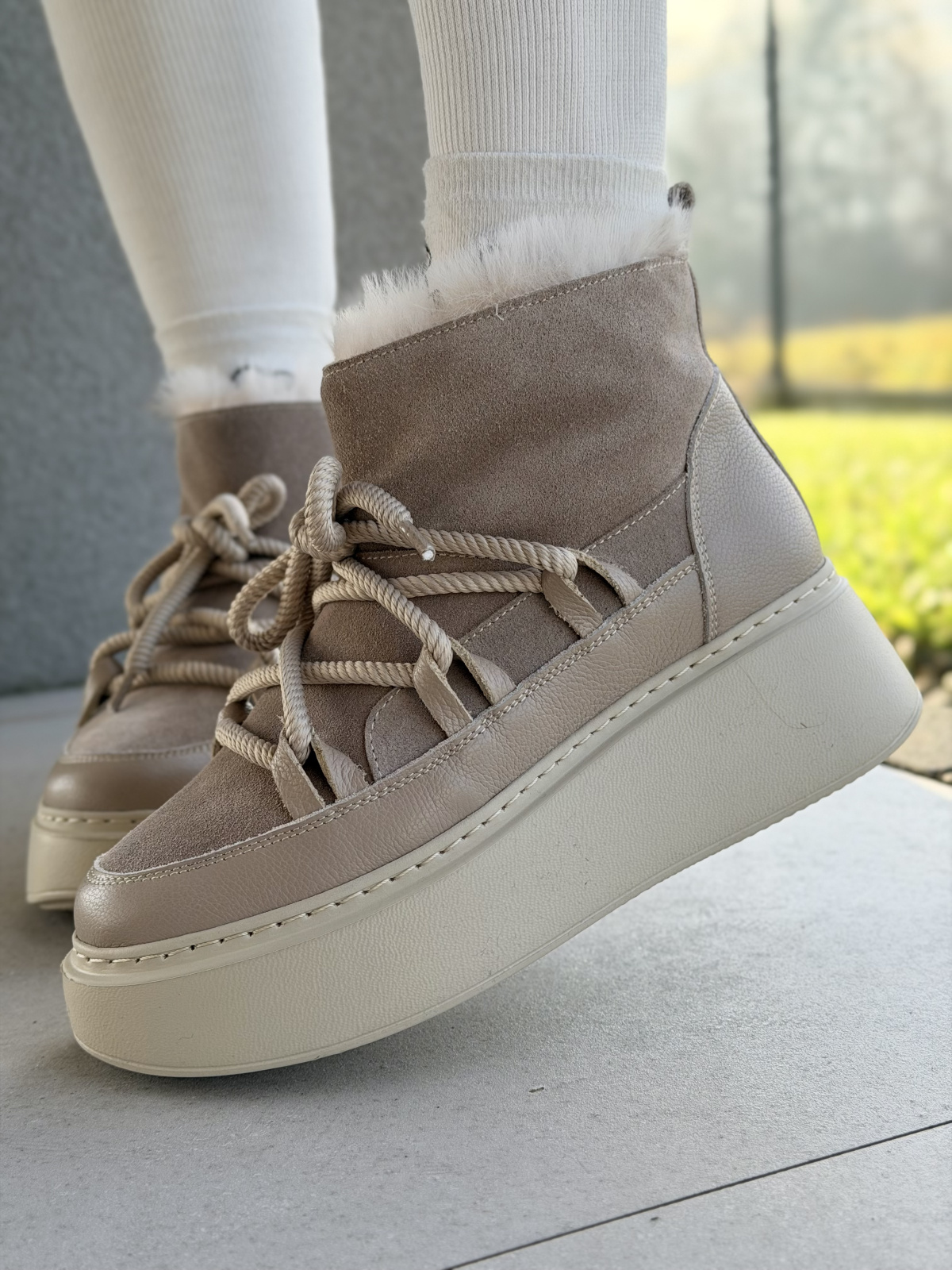 Śniegowce skórzane OLEKSY Polskiej produkcji