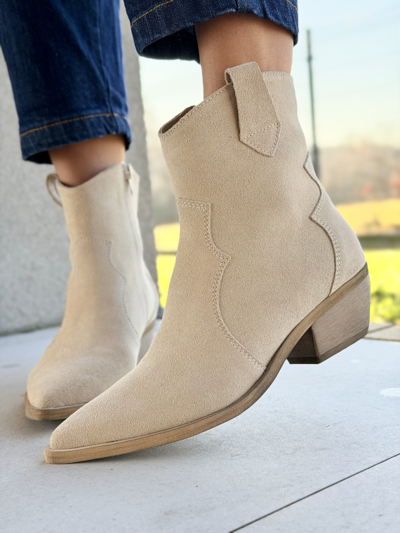 Kowbojki ze skóry naturalnej OLEKSY – polska jakość i styl