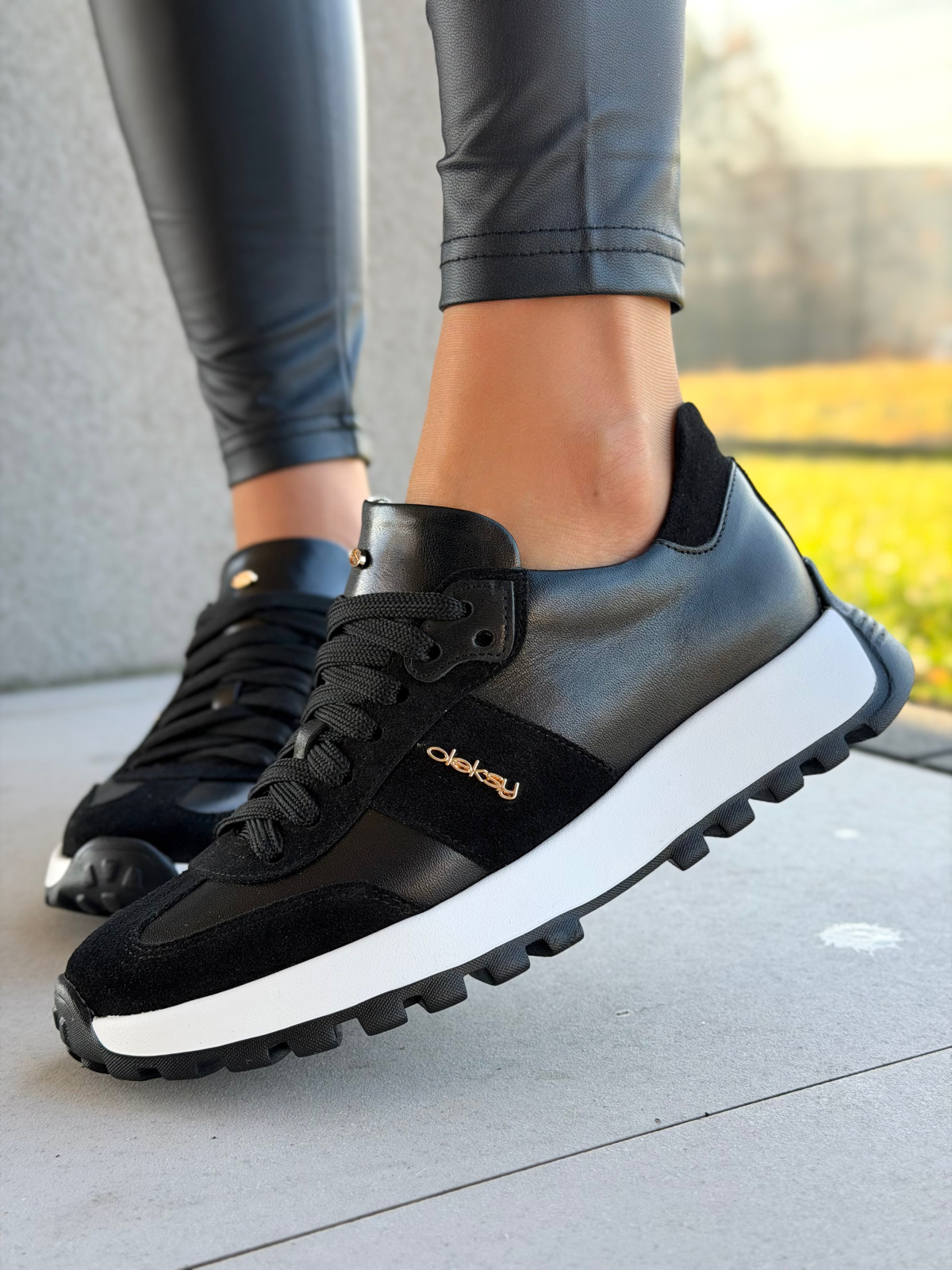 Skórzane sneakersy OLEKSY | Polska jakość, kobiecy styl