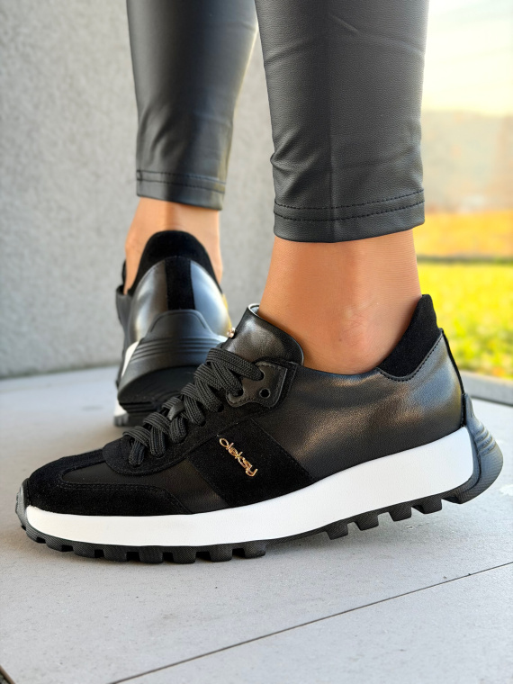 Skórzane sneakersy OLEKSY | Polska jakość, kobiecy styl