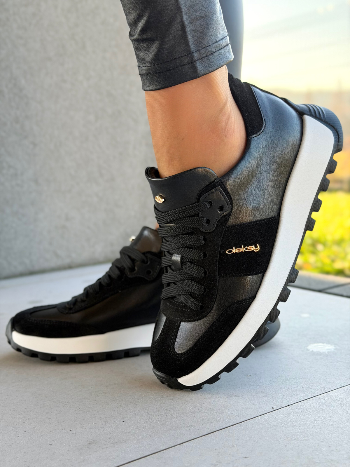 Skórzane sneakersy OLEKSY | Polska jakość, kobiecy styl
