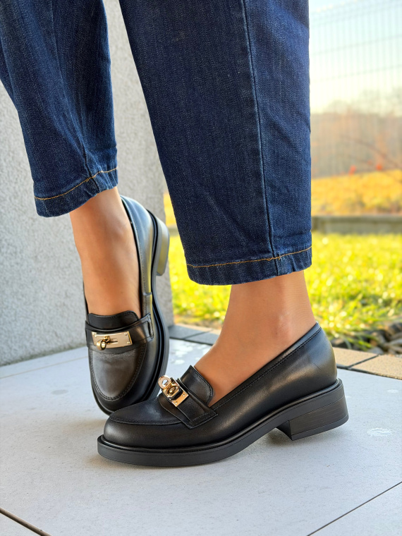 Mokasyny damskie OLEKSY ze skóry naturalnej