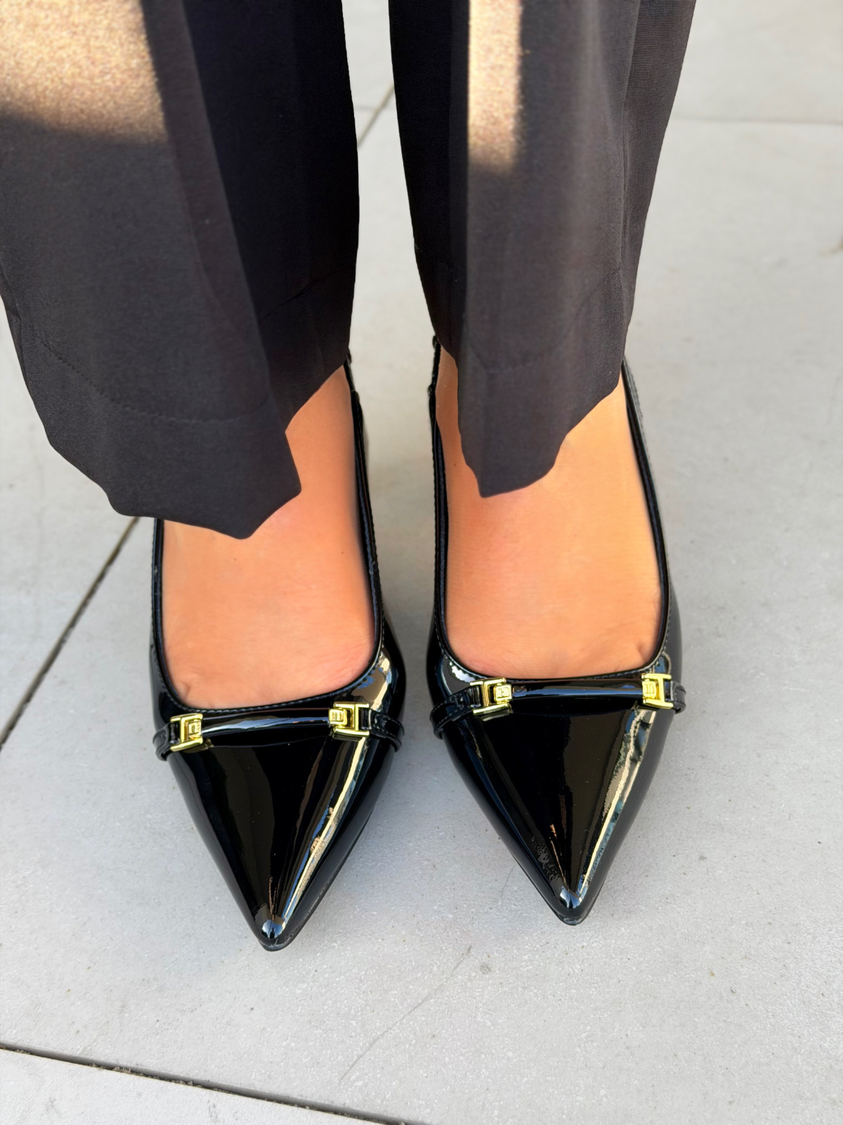 Czółenka OLEKSY ze skóry naturalnej