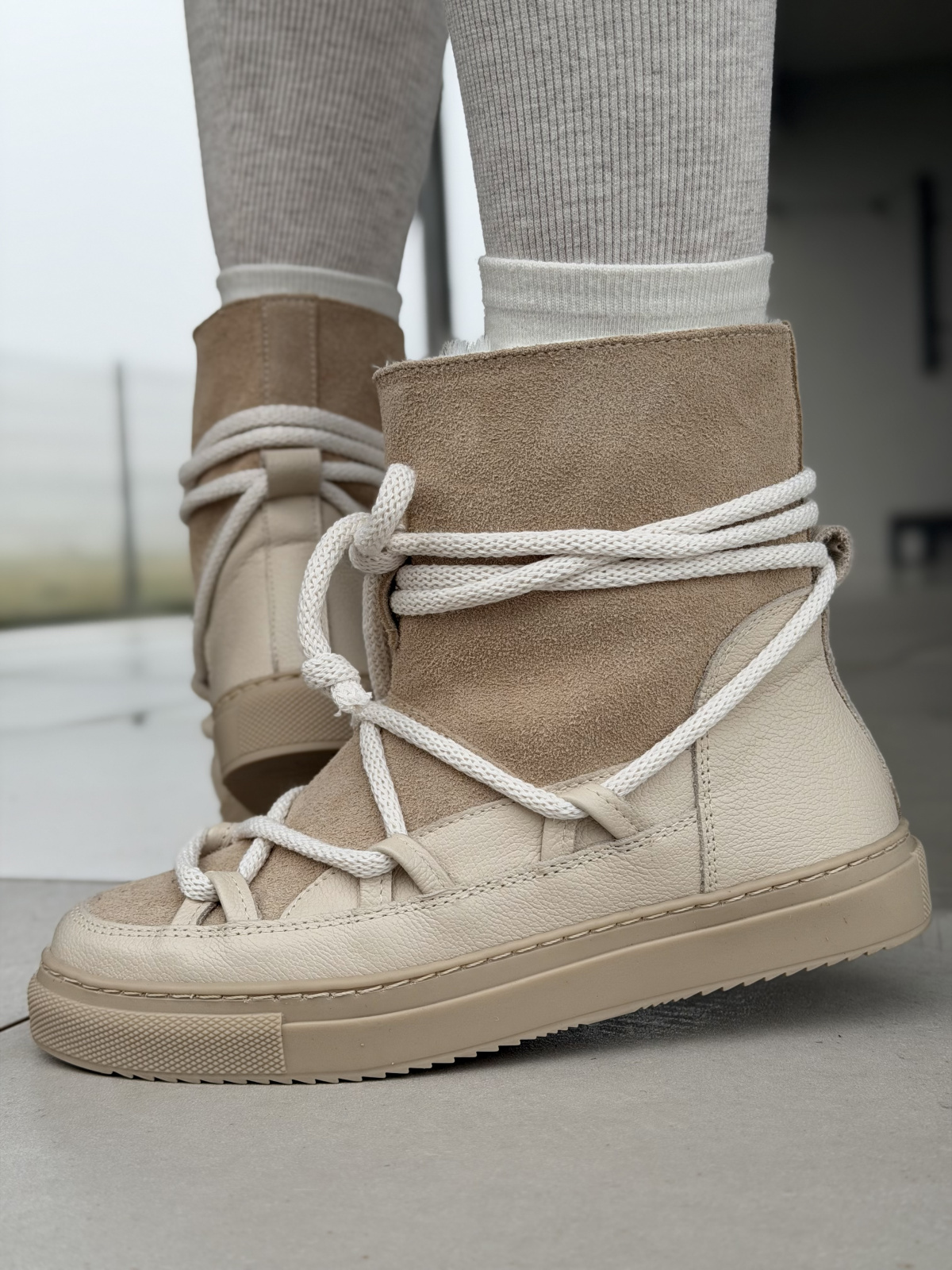 Śniegowce OLEKSY z naturalnej skóry polskiej produkcji