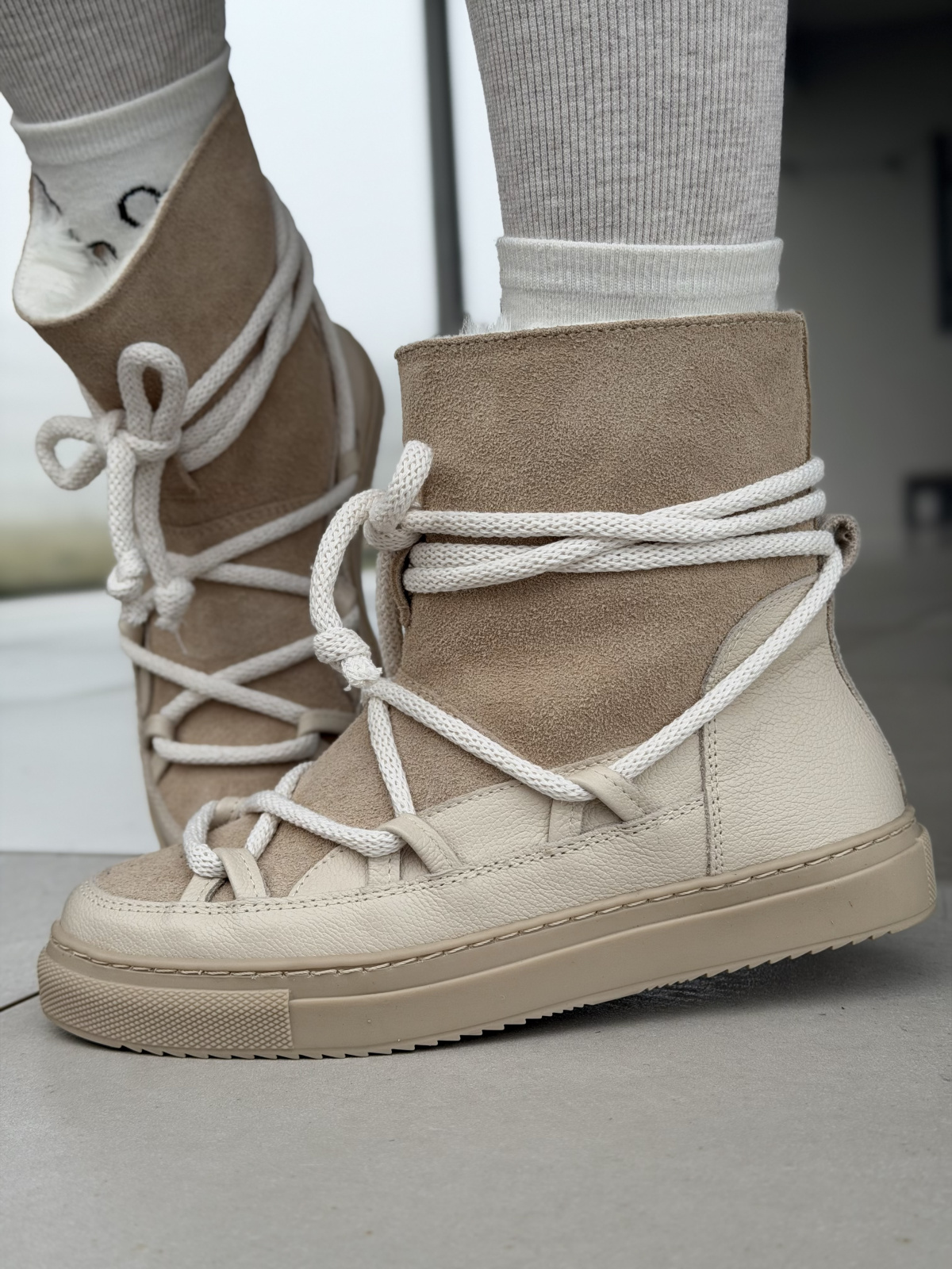 Śniegowce OLEKSY z naturalnej skóry polskiej produkcji