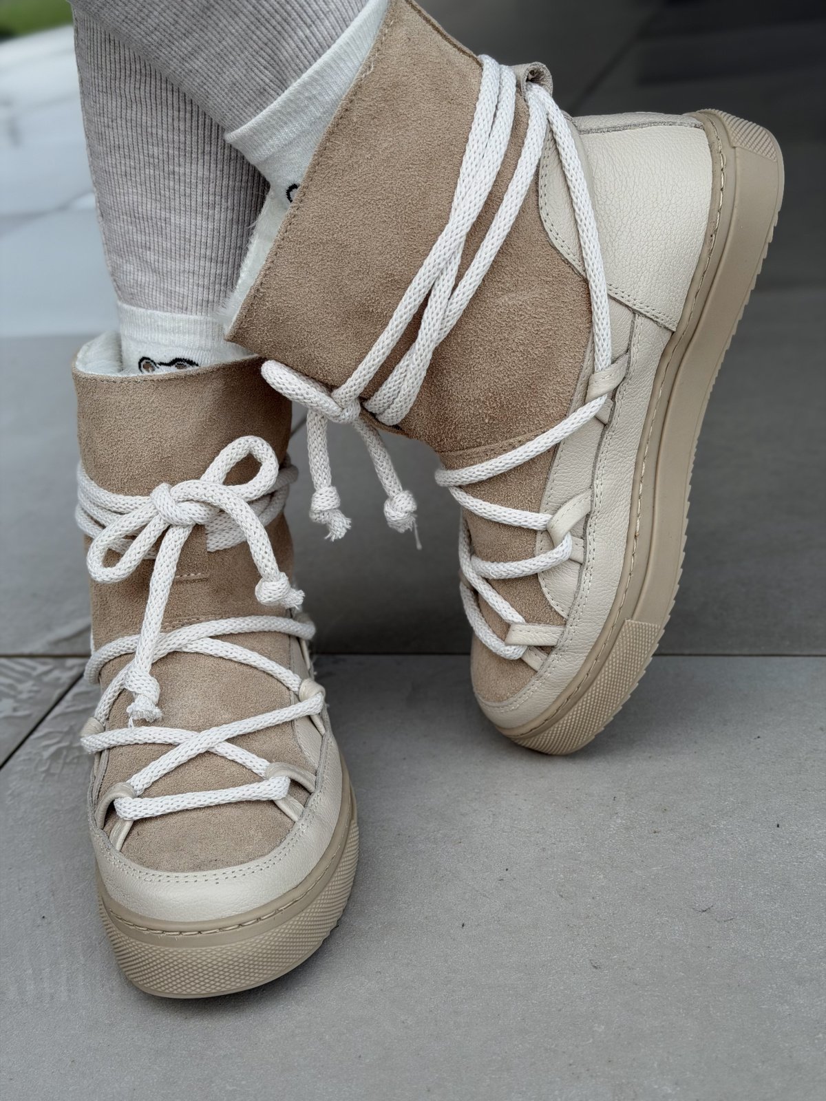 Śniegowce OLEKSY z naturalnej skóry polskiej produkcji