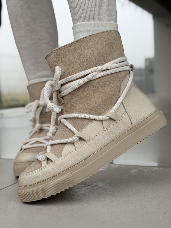 Śniegowce OLEKSY z naturalnej skóry polskiej produkcji