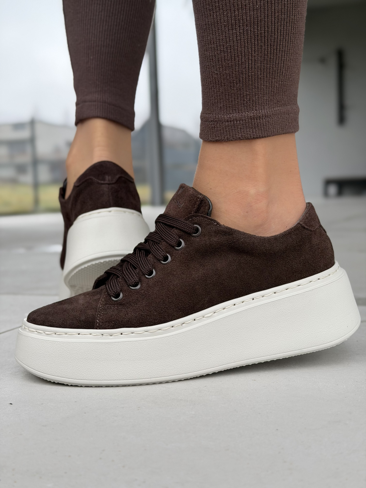 Sneakersy damskie skórzane OLEKSY Polskiej produkcji