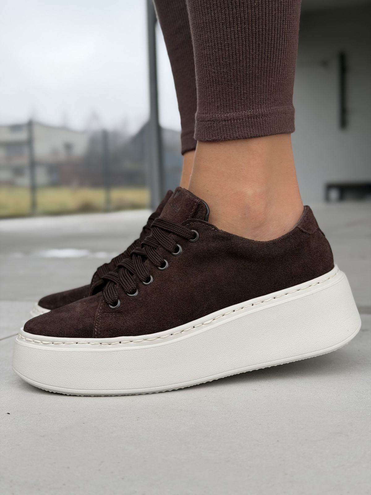 Sneakersy damskie skórzane OLEKSY Polskiej produkcji