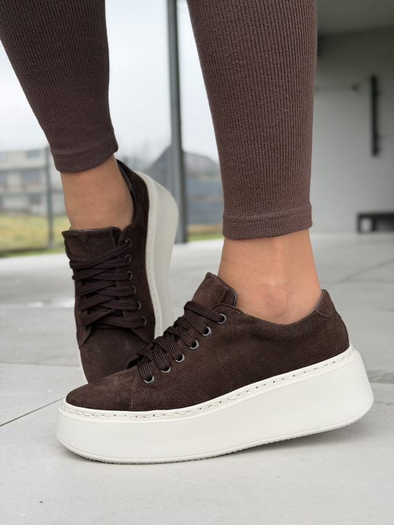 Sneakersy damskie skórzane OLEKSY Polskiej produkcji