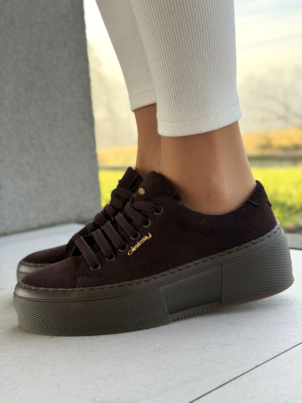 Sneakersy damskie skórzane OLEKSY Polskiej produkcji