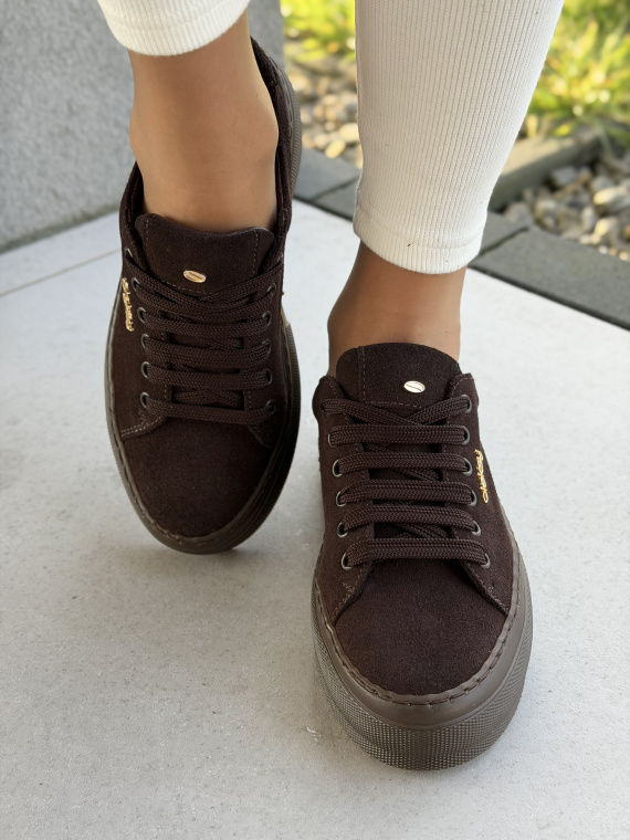 Sneakersy damskie skórzane OLEKSY Polskiej produkcji