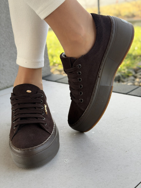 Sneakersy damskie skórzane OLEKSY Polskiej produkcji