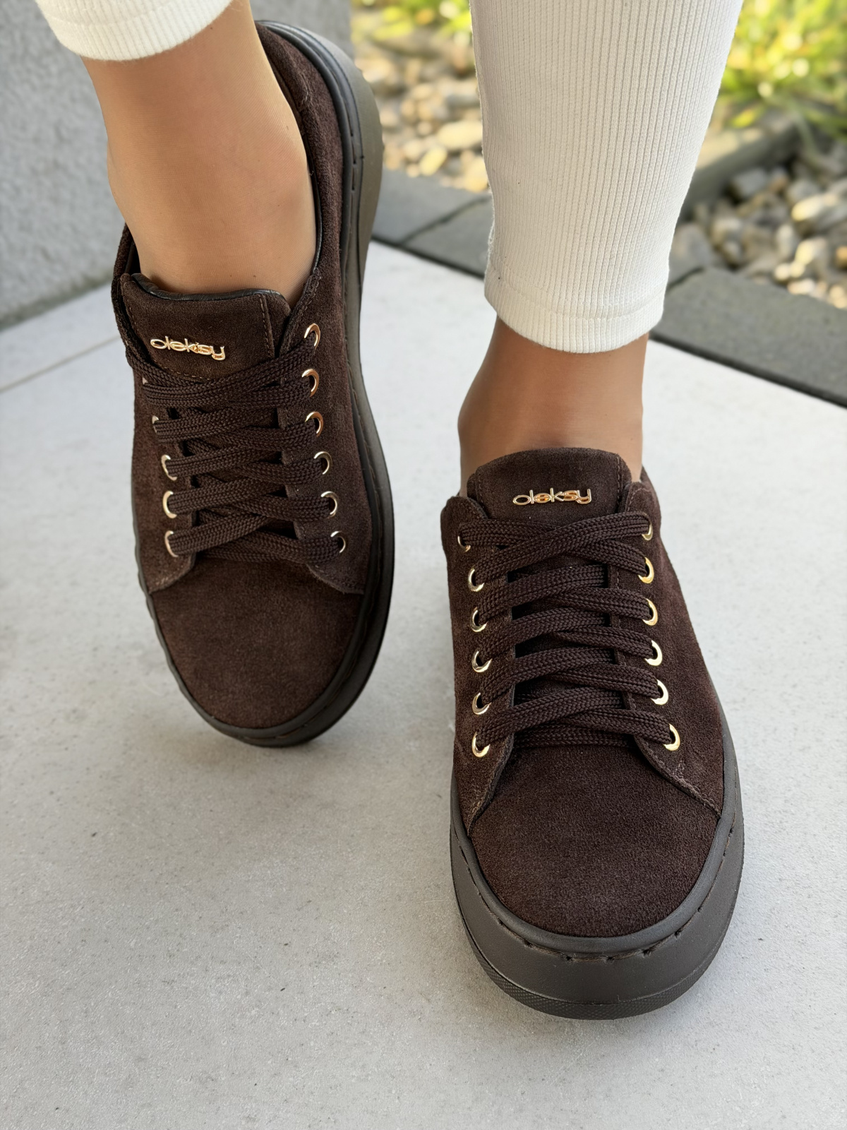 Naturalna skóra, polska produkcja – sneakersy OLEKSY